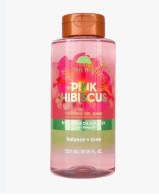 TH BODY WASH PINK HIBISCUS 18OZ