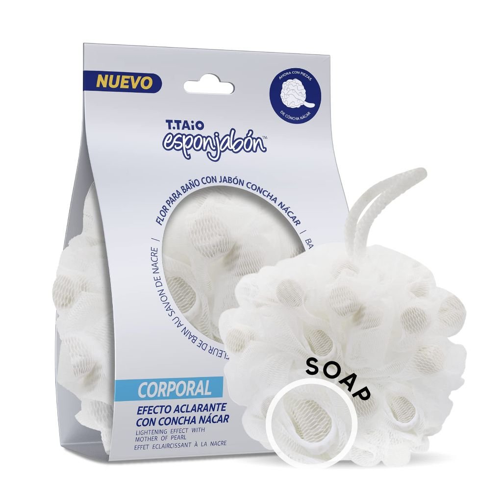 ESPONJABON BORLA DE BAÑO - CONCHA NACAR