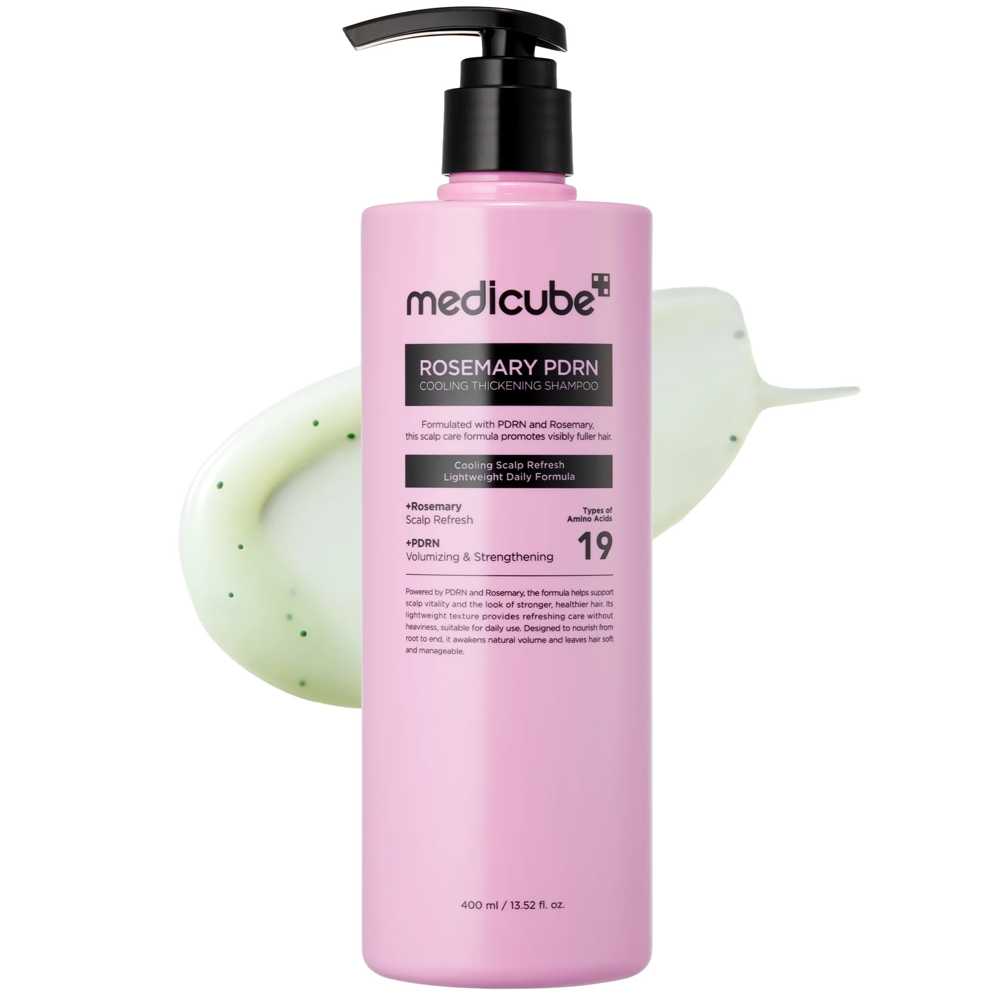 MEDICUBE ROSEMARY PDRN COOLING THICKENING SHAMPOO 400ML