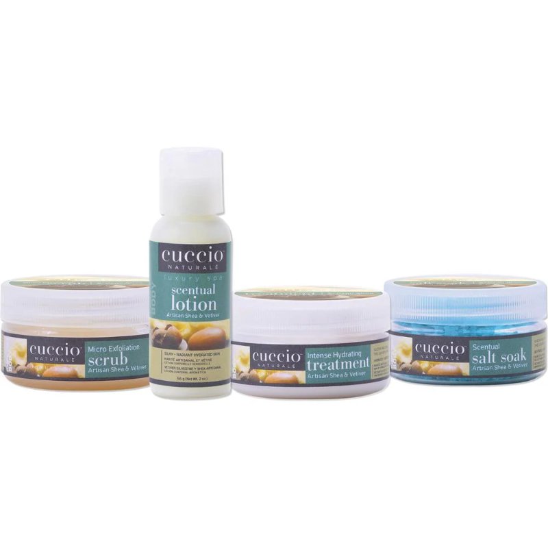 CUCCIO KIT PEDICURE ESSENTIALS ARTISAN SHEA
