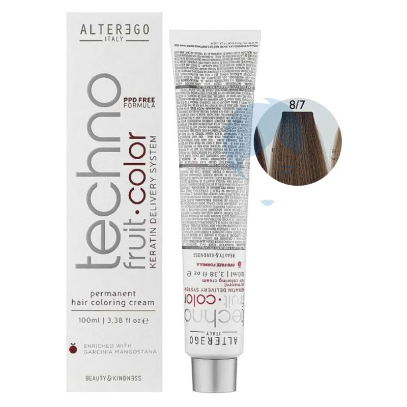 ALTEREGO TECHNOFRUIT COLOR 8/7 RUBIO CLARO AVELLANA