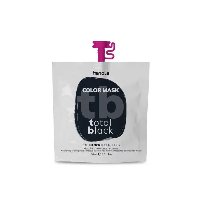 FANOLA COLOR MASK TOTAL BLACK 30ML